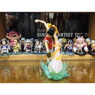 (Effect) Authentic 1 Luffy Super Effect Golden Cat One piece Model Figures Figure