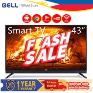 GELL smart tv 50 inches on sale 43 inches smart android tv flat screen on sale
