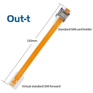 [Out-t] 2FF SIM Standard Positive Reverse Extension Cord Mobile Phone Signal Extension Cord SIM Card