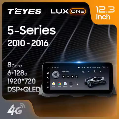 TEYES LUX ONE For BMW 5-Series F10 F11 2010 - 2016 Car Radio Multimedia Video Player Navigation GPS 