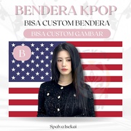 AMERICAN FLAG KPOP MIYAON I-DLE IDLE GIDLE (G)-IDLE KPOP POSTER/ KPOP FLAG/ Cho Miyeon KPOP Tapestry