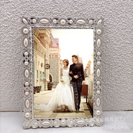 Graduation Inlaid Gifts, Pearls.Metal Photo Frame Photo Frame.Photo Frame Photo Frame Children Silve