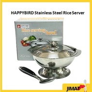 HAPPYBIRD SRS22 22cm Stainless Steel  Rice Server | Periuk Nasi
