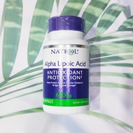 กรดอัลฟาไลโปอิก Alpha Lipoic Acid 600 mg 30 Capsules (Natrol®) #ALA Universal Antioxidant