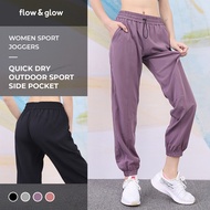 FLOW&GLOW Sport Jogger Pants Women Seluar Trek Sukan Tracksuit Perempuan Woman WPA004