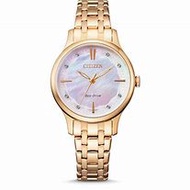 [Powermatic] Citizen EM0893-87Y Gold Tone Stainless Steel Eco Drive Women's Watch