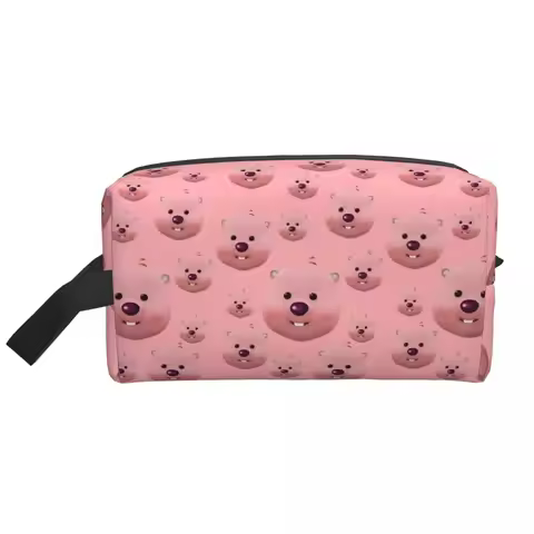 Custom Travel Zanmang Loopy Cartoon Toiletry Bag Portable Cosmetic Makeup Organizer Women Beauty Sto