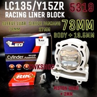 LEO BODY + 13 BLOCK LC135 Y15ZR RACING BLOCK 73MM＋13.5 BODY LEO