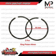 Ring Piston 44mm motor mini gp trail atv scooter 50cc 2T mesin tarik