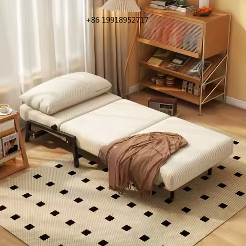 Multifunctional Sofa Bed, Single Push-pull Bed, Fabric Sofa, Corduroy, Ergonomic Sofa ， Sofa Set Liv