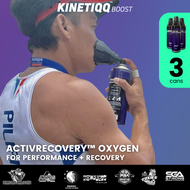 KINETIQQ Boost (3 cans) ActivRecovery Oxygen Can Portable Oxygen Canned O2 For Relaxation Performanc