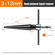 Est Hexagonal Taper Reamer Genggam Bor Listrik Pembuka Lubang Reamer Pertukangan Kayu COD
