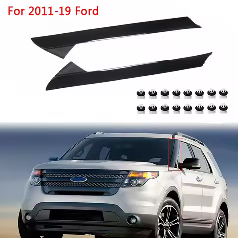 For Ford Explorer 2011-2019 Front Windshield Outer Trim Molding Left Right Pair Side OEM NO : BB5Z78