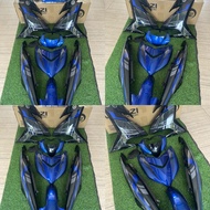 Body coverset Y15 V1 V2 exciter RC biru hitam stiker tanam gp velozi cover