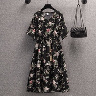 COD Dress/dress model korea/dress bunga/dress bunga korea/dress korea/dress wanita/long dress korea