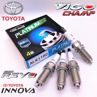 ALK11RC หัวเทียนเข็ม PLATINUM 3เขี้ยว Spark plug เทียบ NGK DENSO IKH20 LFR6AIX LFR6AIX11 ILZFR6A11 เครื่อง 2.7 กระบะ Toyota Fortuner Hilux Vigo Revo INNOVA Vios Yaris Teana J31 NAVARA CAMRY 2.5E ปี 2013-2018 ALPHARD