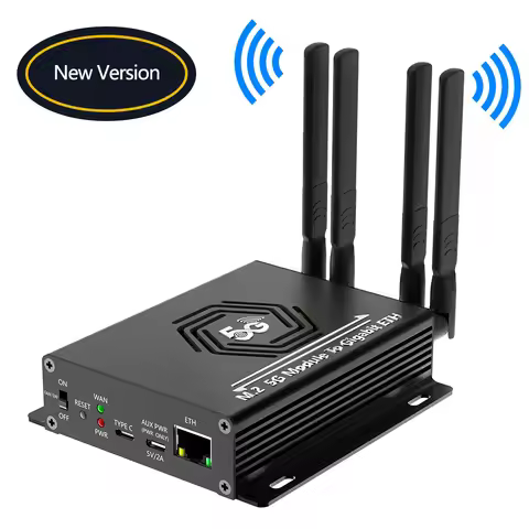 NGFF(M.2) 4G/5G Module to USB 3.0 Adapter with RJ45 Port, Realtek RTL8125BG Controller