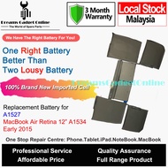 Replacement MacB00k Battery A1527 for MacB00k Retina 12 A1534 2015 2016 5263mAh with Adhesive Tape R