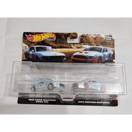 Hot Premium 2 Pack 1969 Ford Mustang Boss 302 and 2014 Custom Mustang