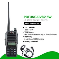 AUQOZ X POFUNG HT WALKIE TALKIE UV82 HANDY WALKIE TALKIE - RADIO HT UHF VHF / HT JARAK JAUH - HT POF