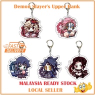 [Ready Stock] Demon Slayer Keychain Upper Rank ̣̣内 Kimetsu no Yaiba uppermoon kokushibo akasa Domo M