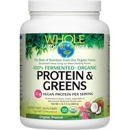 Whole Earth & Sea from Natural Factors, Organic Fermented Protein & Greens, Vegan Whole Food Supplem