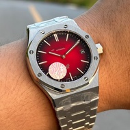 NEW Automatic Mechanical Luminous Men's Watch - Stainless Steel Band Mechanical Wristwatch - 15202 H