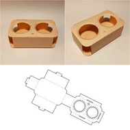 數碼 杯架模板 兩杯架 咖啡杯架 紙杯架 Cricut