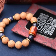 尼泊爾鳳眼菩提子12mm 菩提子手鍊 南紅瑪瑙 藍砂石 佛珠念珠手串