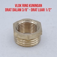 YOLO Verlop Vlook Vlock Vlok Ring Overloop Nipple Inner Thread 3/8 Deafness 16mm to External Thread 