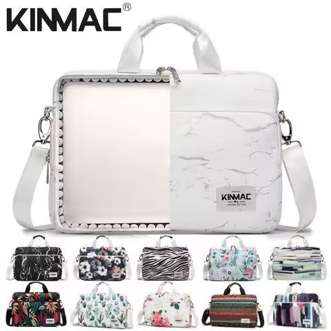 Kinmac Brand Laptop Bag 13.3,14,15.4,15.6,16 Inch,Lady Women Man Shoulder Messenger Handbag Case For