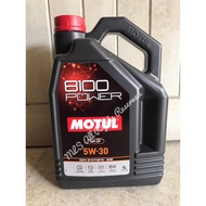 Motul 8100 Power 5w30 1L / 5L COD PUCHONG/IPOH RM85 1L/RM400 5L