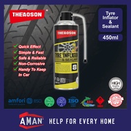 THEAOSON Emergency Tyre Weld Tyre Sealer Inflator Tyre Sealant Car Tire Rapid Rescue Tire Puncture Tayar Bocor 450ml 轮胎补漏液