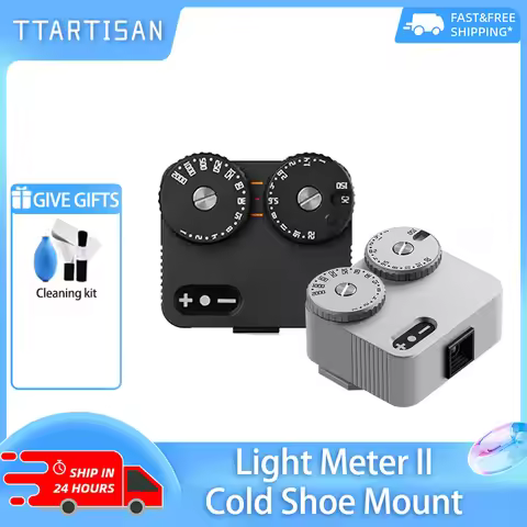 TTArtisan Dials Light Meter II Cold Shoe Mount for Film Camera 45° Average Metering Light Meter Cano