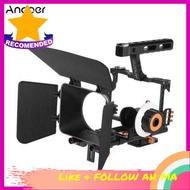 Best Selling Andoer C500 Aluminum Alloy Camera Camcorder Video Cage Rig Kit Film Making System w/ Ma
