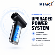 MSAIC One Touch Cool High-Speed Fan PRO Turbo With 4500mAh 100000rpm Multi Purpose Air Duster Rechar