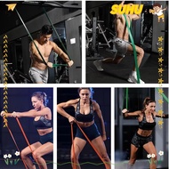 SUHU Fitness Elastic Band, Elastic TPE Yoga Tension Band,  5-85 lbs Resistance Bands Unisex