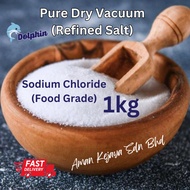 Sodium Chloride / Salt / Nacl / Refined Salt / PDV salt / Thickener (Food Grade) (Halal) 1kg (Ready 