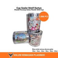 Cartoon Cup Sealer SealCup/ Plastic Seal Cup/ Plastic Cup Sealer/ Plastic Cup Cover Plastic 1000 Cup