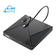 External CD/DVD Drive,Portable DVD Reader Writer ROM Drive,CD Burner External Disk Drive for Laptop 