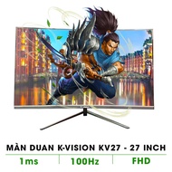MÀN HÌNH KV-VISON 27 INCH CONG 100HZ. HÀNG GAMING SIÊU ĐẸP New 100% BẢO HÀNH 24 THÁNG