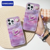 GANTUNGAN Softcase Lilac Mutiara Love HP Hanger For All Types of HP SAMSUNG A05 A05S A04 A04E A13 A1