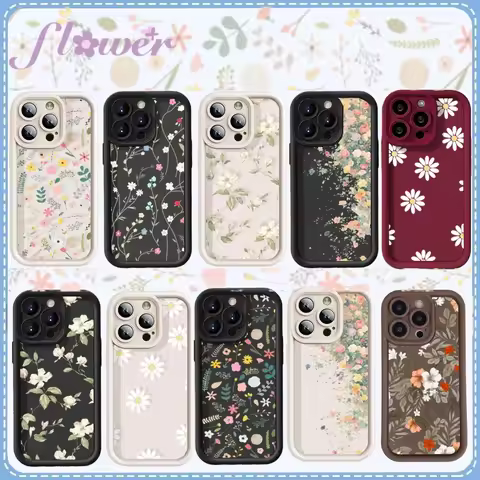 Case For VIVO Y33S Y21S Y22S Y17S Y03 Y18 Y28S Y28 V40 V50 Lite Y04 Y29S cover Flowers girl Fashion 