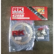 RK STEEL EX5 428 SPROCKET SET-(428-96/14/36)