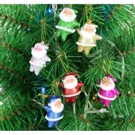 GANTUNGAN Contents of 6 Merry Christmas Santa Claus Hangers Mini Santa Christmas Tree Decorations