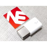 USB micro B to USB C adapter White Raspberry Pi 4