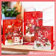 3D Christmas gift bag christmas Cardboard Paper Bag santa claus pattern design thick cardboard