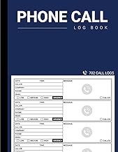 Phone Call Log Book: Diary to Register & Record Telephone Message | Note Pad Journal