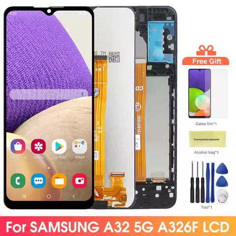 A32 5G Display Screen Replacement, for Samsung Galaxy A32 5G A326 A326U Lcd Display Touch Screen Dig