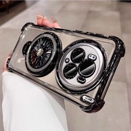 Ốp lưng Honor Magic 6 5 Pro 4 Pro 5G Magic6Pro Magic6 Pro Ốp lưng với giá đỡ bảo vệ carema đệm hơi d